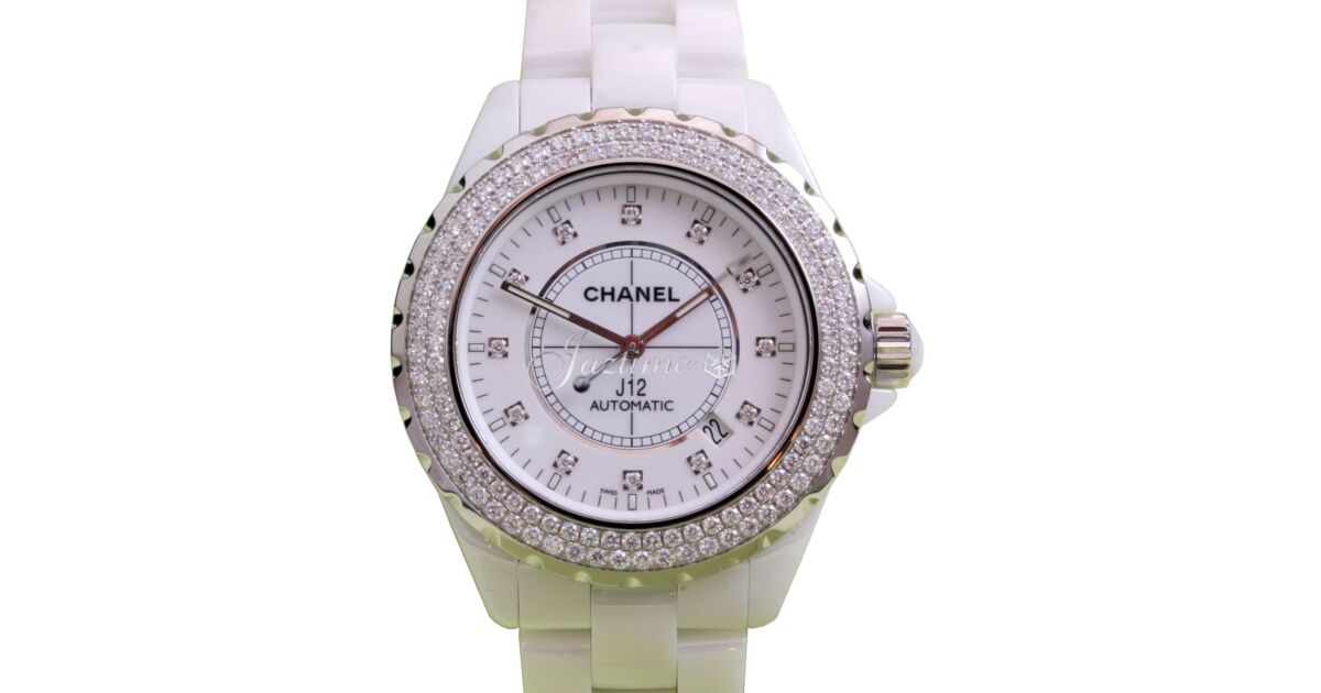 Chanel J12 H2013 42mm White Ceramic Diamond Bezel Dial Automatic - BRAND NEW
