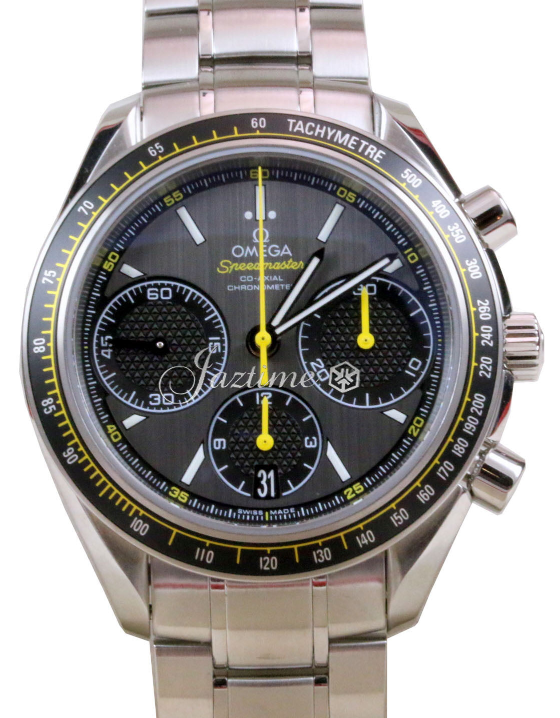 Omega Speedmaster 326.30.40.50.06.001 Racing Co-Axial Grey Stainless Steel Chronograph 40mm BRAND NEW
