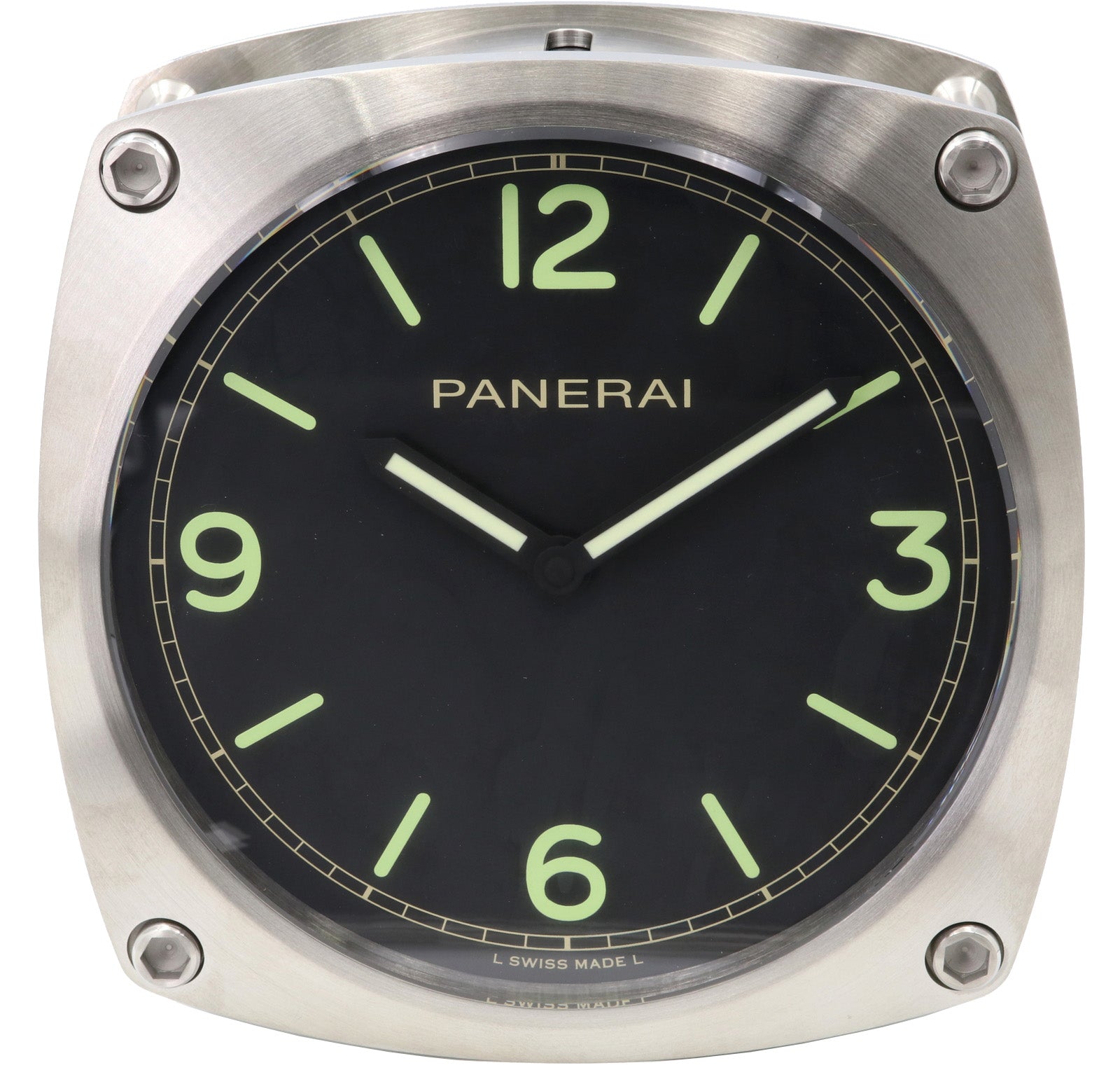 Panerai PAM 585 Wall Clock Stainless Steel Quartz BRAND NEW