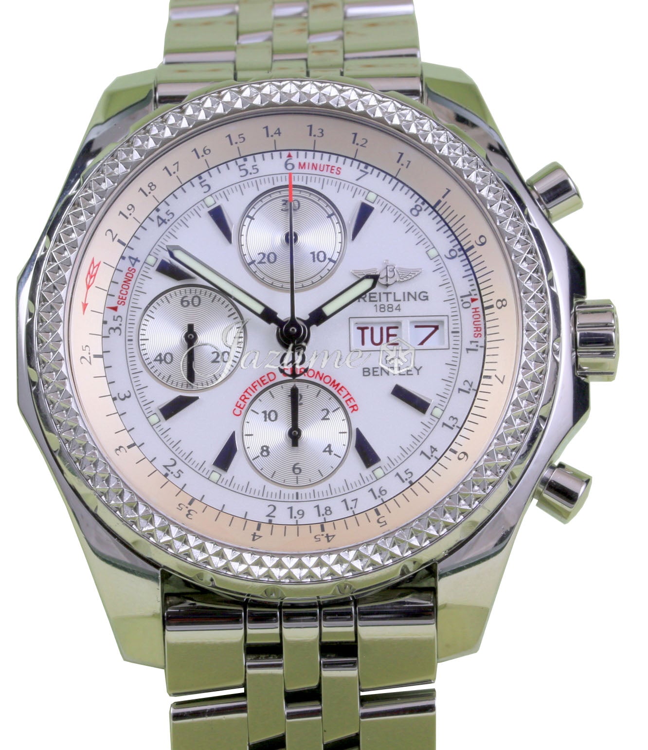 Breitling Bentley GT A13362 Stainless Steel Chronograph Automatic