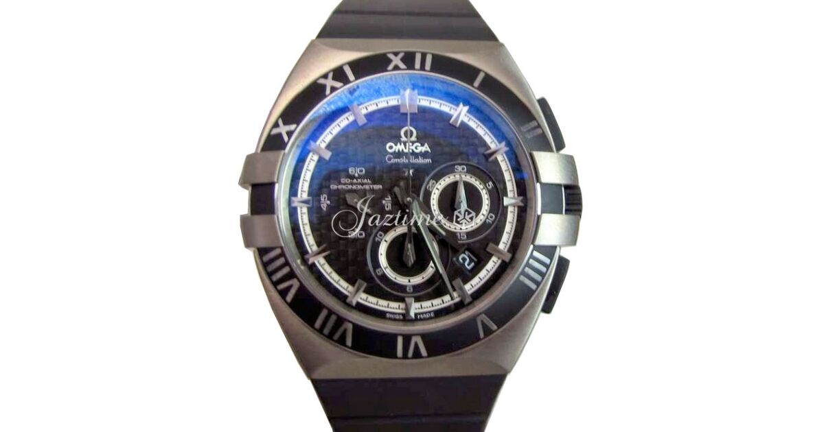 Omega Constellation Double Eagle World Chronograph Black 121.92.41.50.01.001 - BRAND NEW
