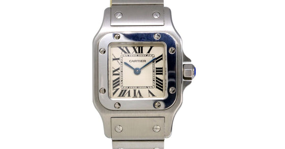 Cartier W20056D6 Santos De Cartier Galbee Stainless Steel Quartz 24mm BOX PAPERS