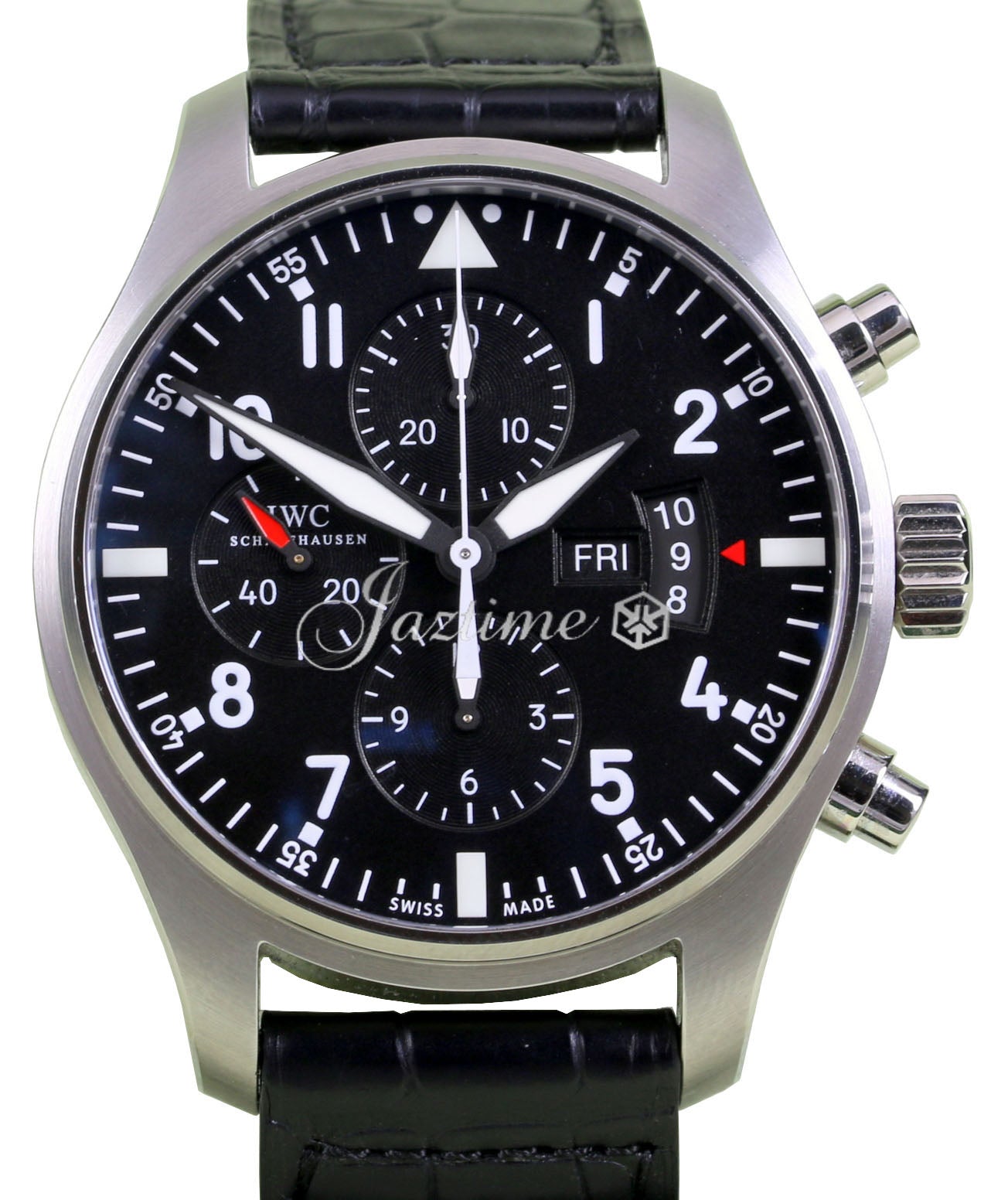 IWC Pilot Chronograph IW3777-01 Stainless Steel Black