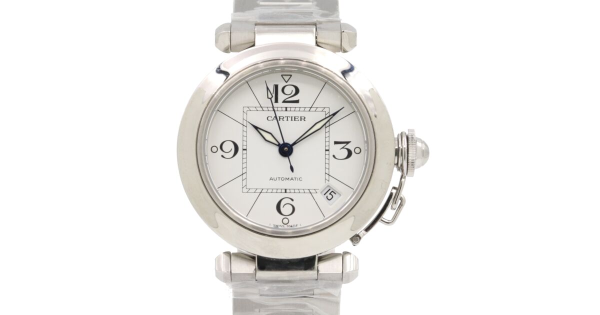 Cartier W31074M7 Pasha C De Cartier 35mm Stainless Steel BRAND NEW