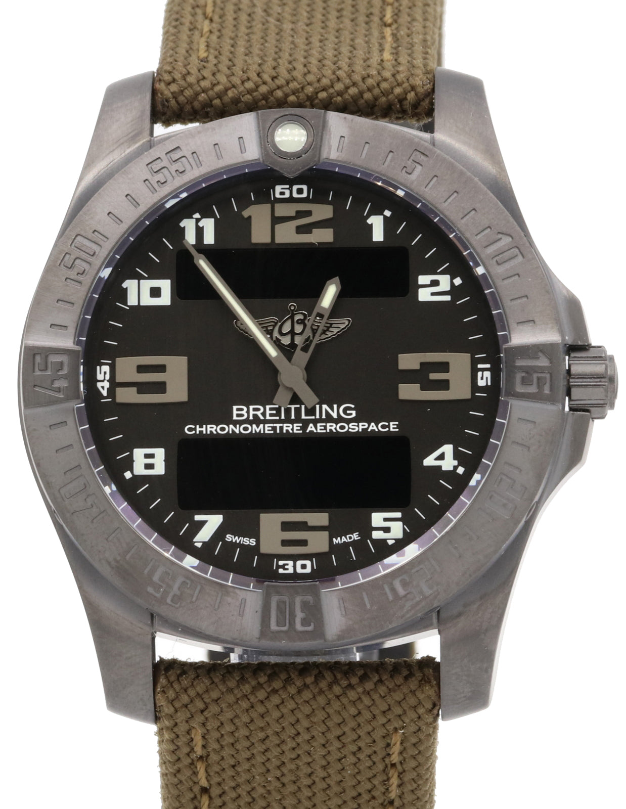 Breitling Aerospace Evo Night Mission Black Arabic Titanium Quartz Men's V7936310-BD60BRFD