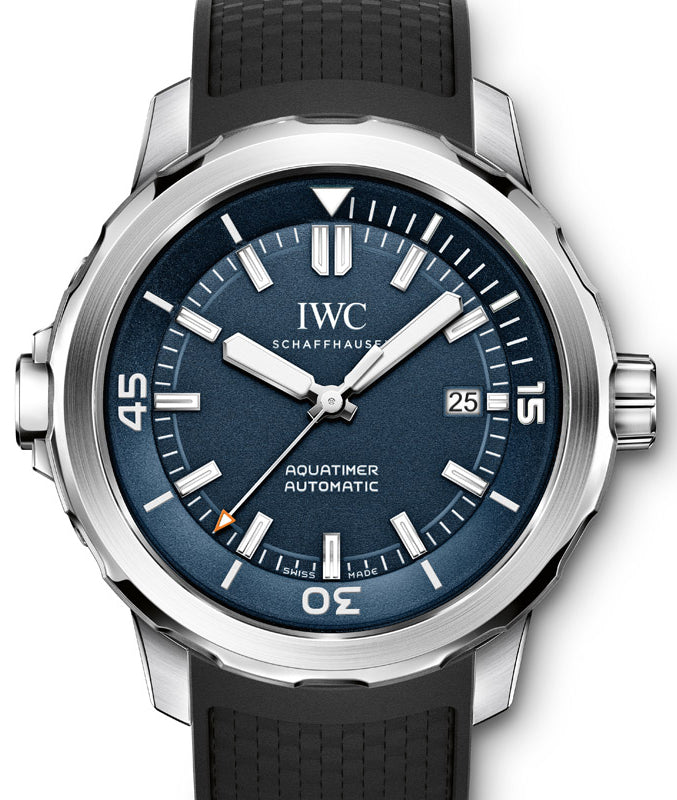 IWC Aquatimer Automatic "Expedition Jacques-Yves Cousteau" Stainless Steel 42mm Blue Dial IW329005 - BRAND NEW