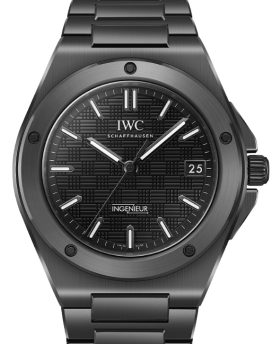 IWC Ingenieur Automatic Ceramic Gerald Genta 42mm Black Dial IW338903 - BRAND NEW