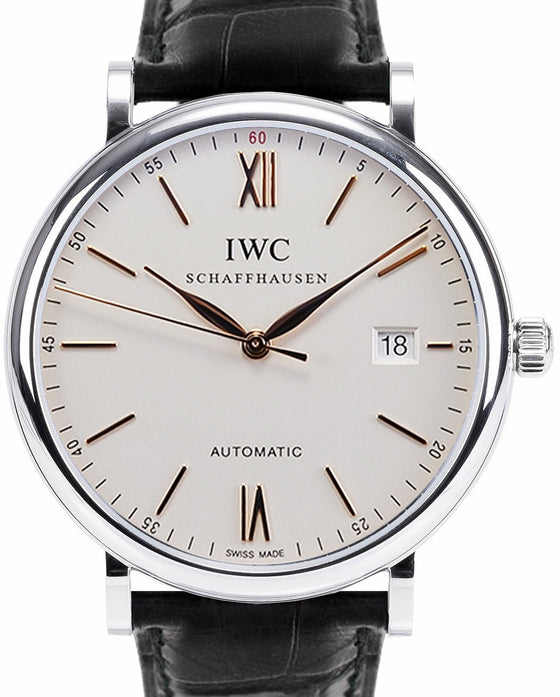 IWC Portofino Automatic Stainless Steel 40mm Silver Dial IW356517 - BRAND NEW