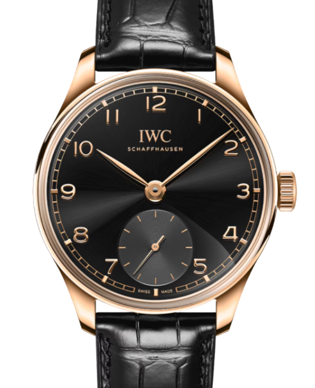 IWC Portugieser Automatic 18-Carat Gold 40.4mm Black Dial IW358401 - BRAND NEW