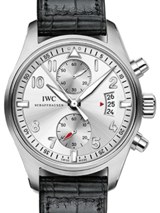 IWC Pilot's Watch Chronograph Edition "Ju-Air" Steel Rhodium Dial IW387809