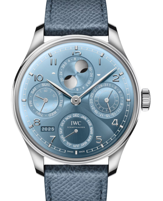 IWC Portugieser Perpetual Calendar White Gold 44.4mm Horizon Blue Dial IW503703 - BRAND NEW