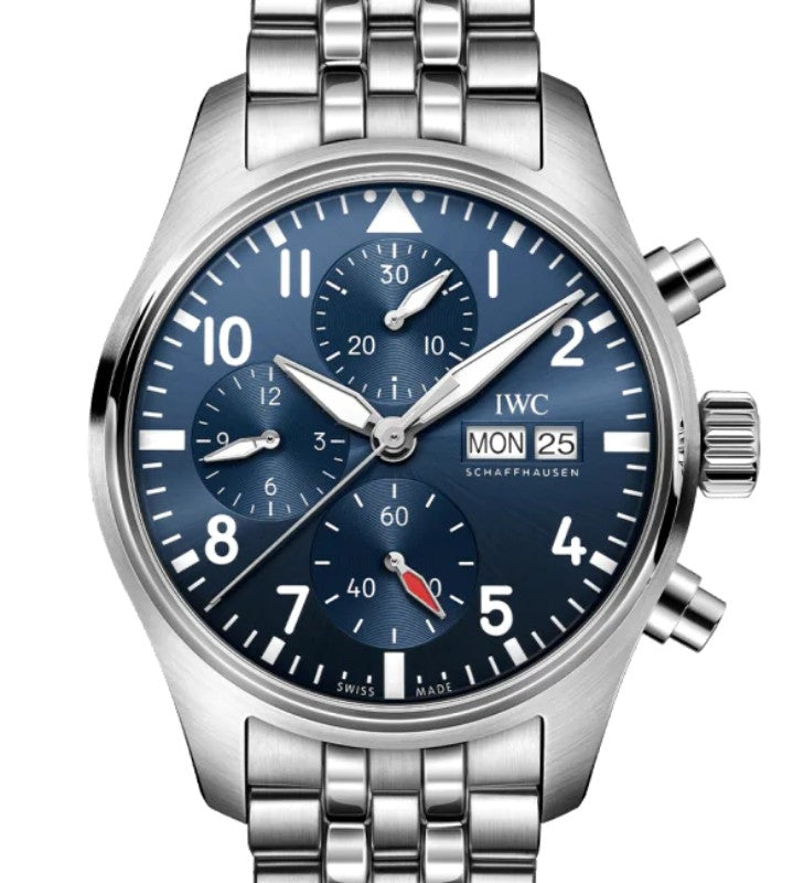 IWC Pilot's Watch Chronograph 41 Stainless Steel Blue Dial IW388102 - BRAND NEW