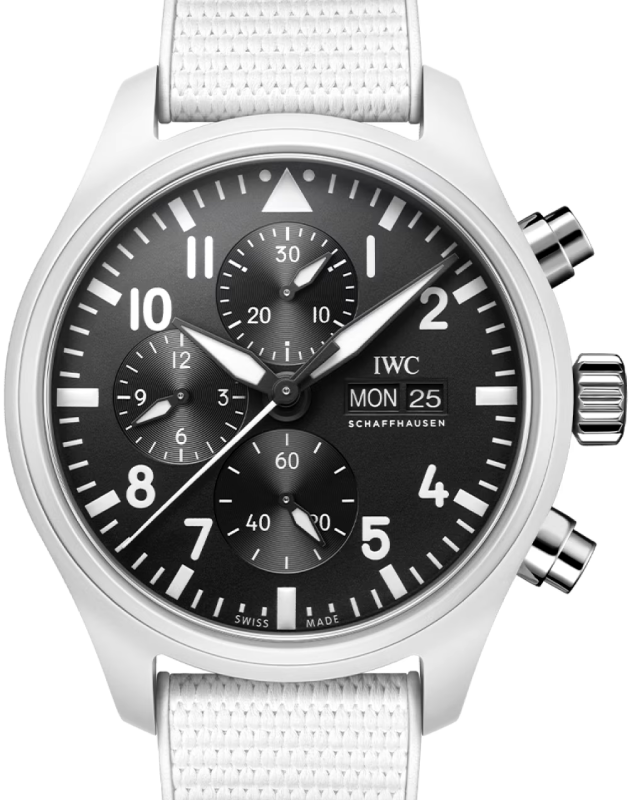 IWC Pilot's Watch Chronograph Top Gun "Lake Tahoe" Ceramic 44.5mm Black Dial IW389105 - BRAND NEW