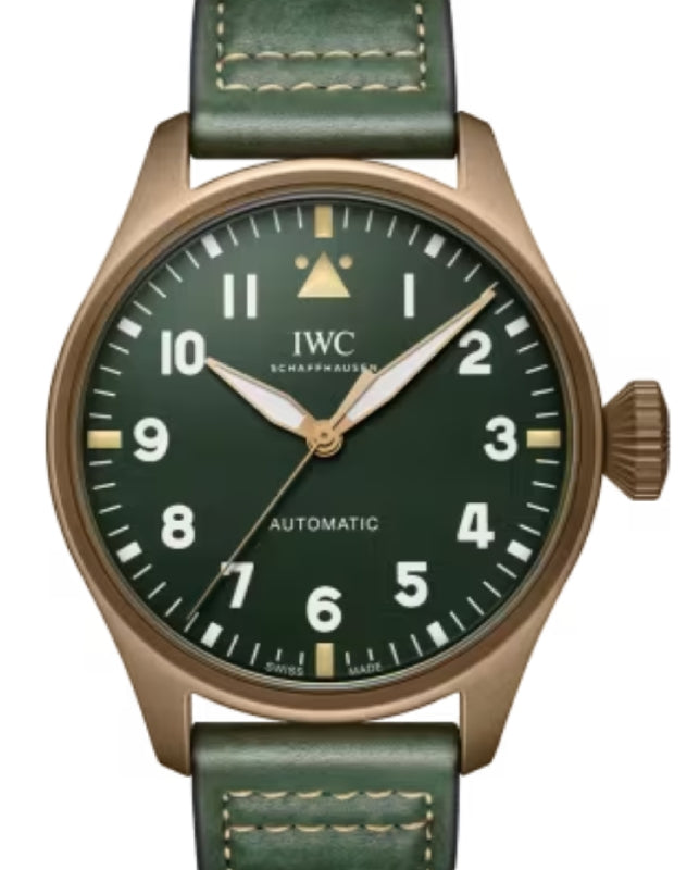 IWC Big Pilot's Watch 43 Spitfire Bronze Green Dial IW329702 - BRAND NEW