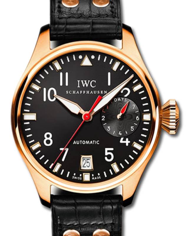 IWC Big Pilot's Watch Buenos Aires Simonetta Orsini Red Gold Black Dial IW500423