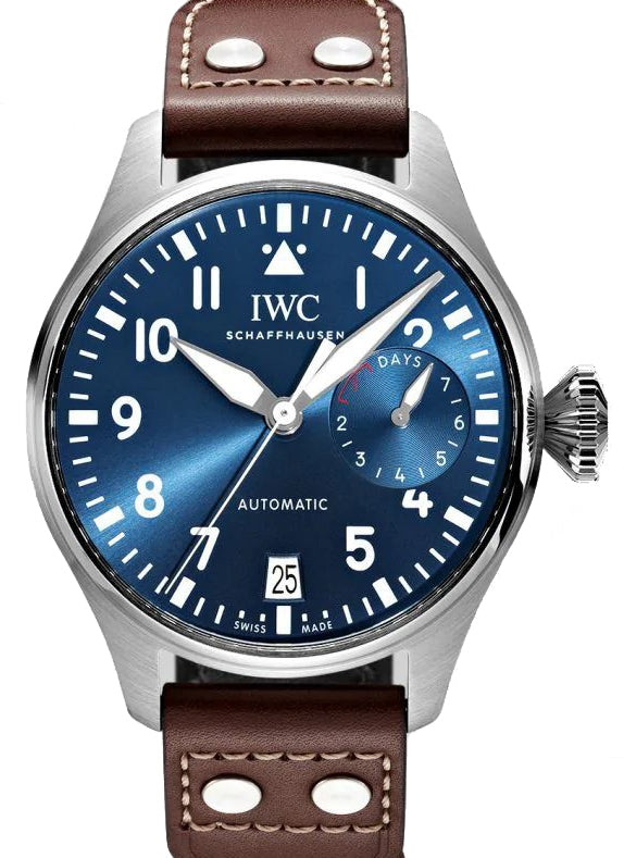IWC Big Pilot's Watch Edition "Le Petit Prince" Steel Blue Dial Leather Strap IW501002