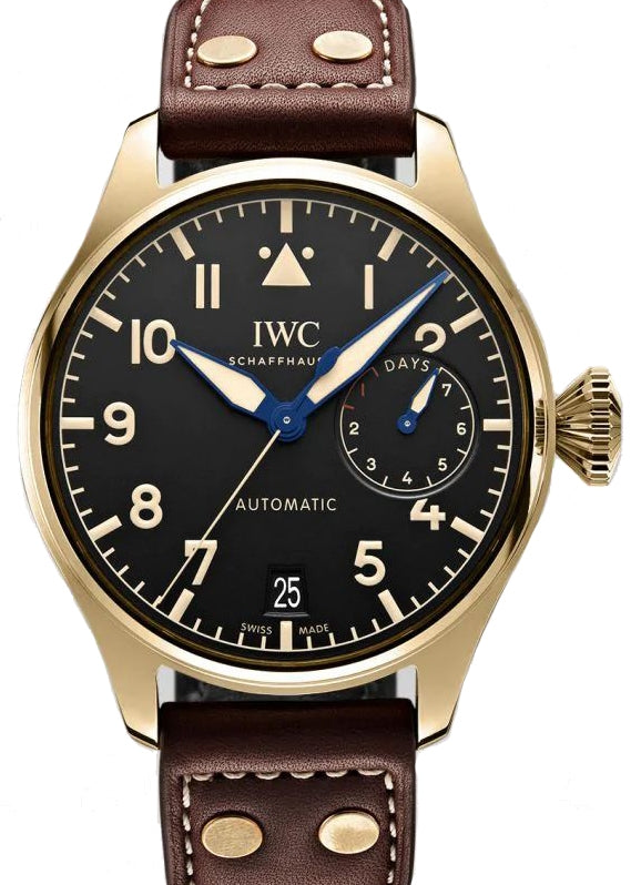 IWC Big Pilot's Watch Heritage Bronze Black Dial & Leather Strap IW501005