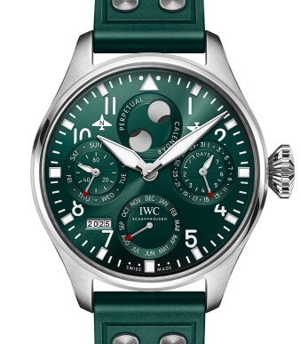 IWC Big Pilot's Watch Perpetual Calendar Ceramic 46.2mm Green Dial IW503608