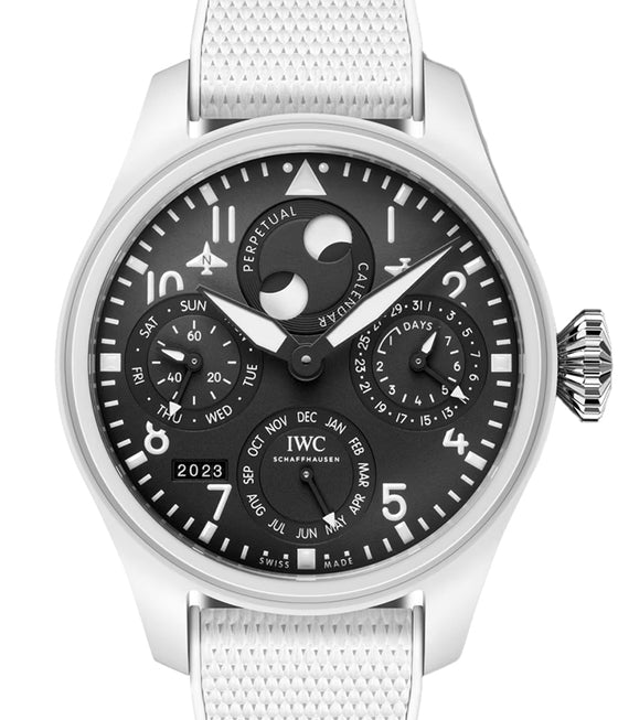 IWC Big Pilot's Watch Perpetual Calendar Top Gun Lake Tahoe Ceramic Black Dial IW503008