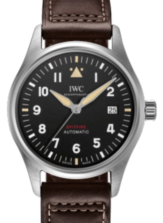 IWC Pilot's Watch Automatic Spitfire Stainless Steel 39mm Black Dial IW326803