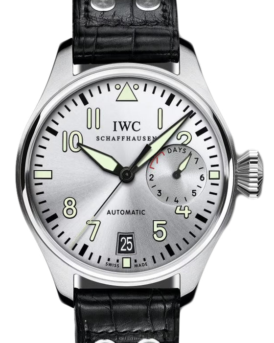 IWC Big Pilot's Watch For Father and Son" Steel Rhodium Dial IW500906