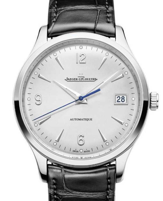 Jaeger-LeCoultre Master Control Date 40mm Steel Silver Dial Leather Strap Q4018421