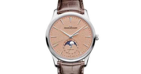 Jaeger-LeCoultre Master Ultra Thin Moon 39mm Steel Copper Dial Leather Strap Q1368460
