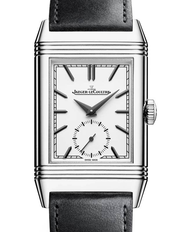 Jaeger-LeCoultre Reverso Tribute Monoface Small Seconds Stainless Steel 45.6 x 27.4mm Silver Dial Q713842J - BRAND NEW