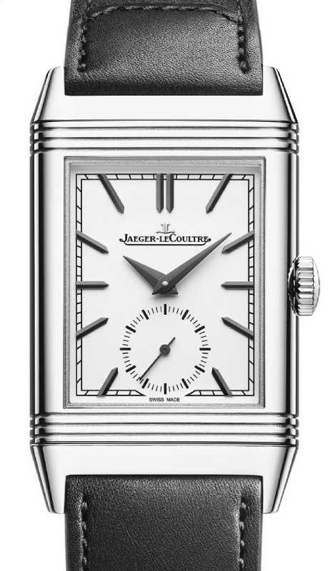 Jaeger-LeCoultre Reverso Tribute Monoface Small Seconds Steel 45.6mm Leather Strap Q713843J