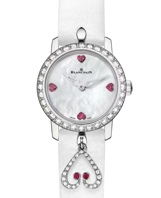 Blancpain Ladybird Ultraplate White Gold 21.5mm White Dial 0063 1997 58A