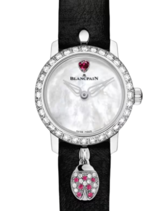 Blancpain Ladybird Ultraplate White Gold 21.5mm Mother of Pearl Dial 0063D 1954 63A