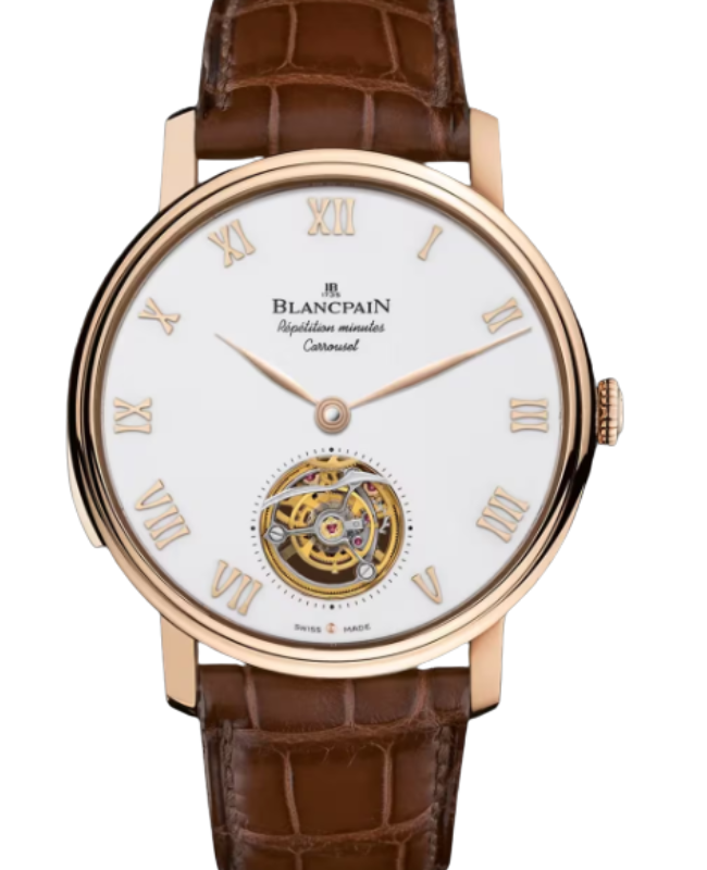 Blancpain Villeret Carrousel Répétition Minutes Red Gold 45mm White Dial 0232 3631 55B
