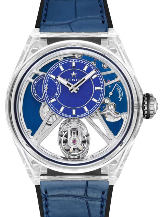 Zenith Defy Zero G Gravity Control Sapphire 46mm Blue Dial 04.9000.8812/51.R584