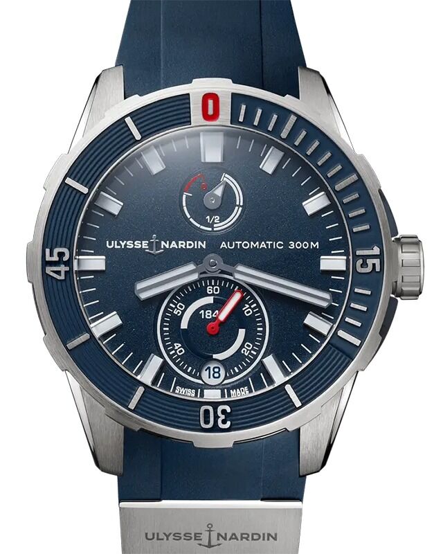 Ulysse Nardin Diver 44mm Titanium Blue Dial 1183-170-3/93