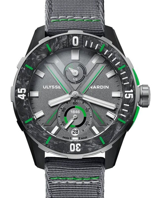 Ulysse Nardin Diver The Ocean Race 44mm Steel/Nylon Gray Dial 1183-170LE-1A-TOR/0A