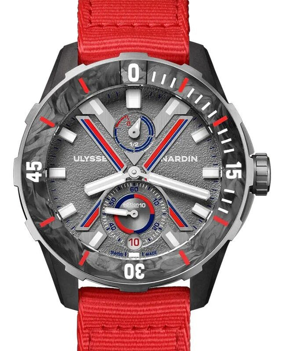 Ulysse Nardin Diver Net Vendee Globe 44mm Steel/Nylon Gray Dial 1183-170LE-2A-VG/0B