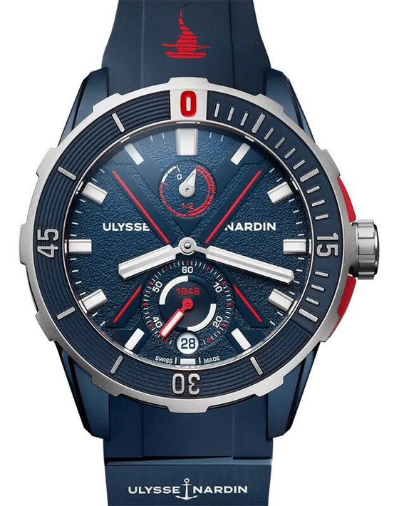Ulysse Nardin Diver Hammerhead Shark 44mm Titanium Blue Dial 1183-170LE-3A-HAMMER/3A