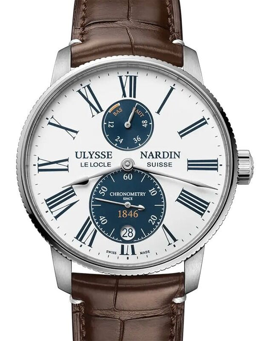 Ulysse Nardin Marine Torpilleur Panda Steel 42mm White Dial 1183-310LE-0A-175/1A