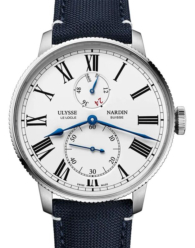 Ulysse Nardin Marine Torpilleur Military Steel 44mm White Dial 1183-320LE/40