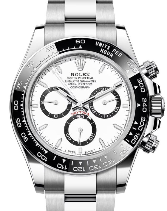 Rolex Daytona Steel Ceramic "Panda" White Dial 126500LN