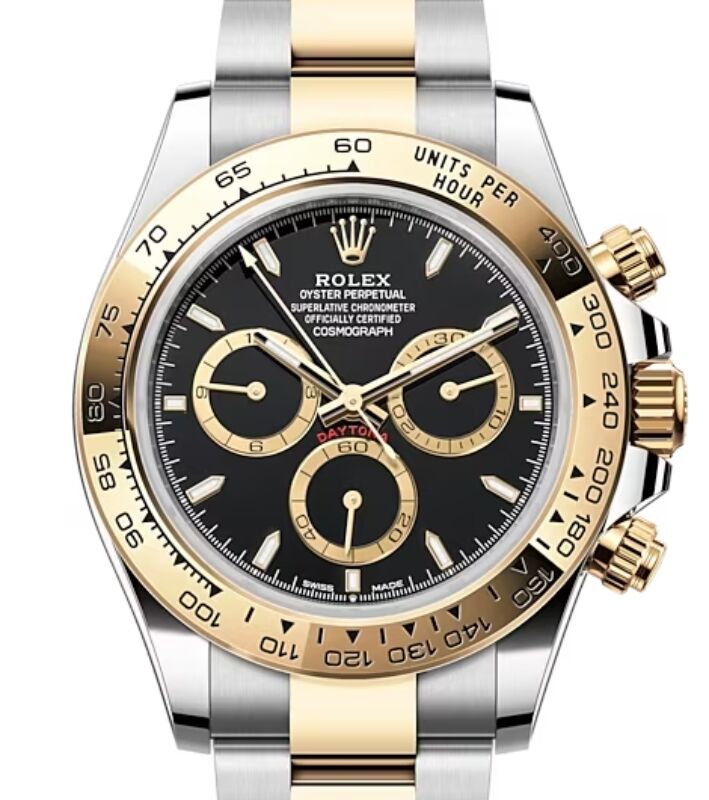 Rolex Daytona Yellow Gold & Steel Black Dial 126503