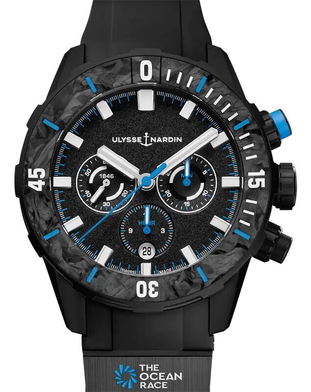 Ulysse Nardin Diver Chronograph The Ocean Race 44mm Titanium/Black DLC Black Dial 1503-170LE-2A-TOR/3A