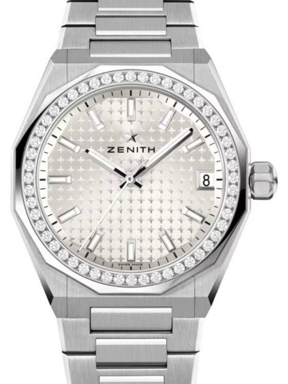 Zenith Defy Skyline Steel Diamond 36mm Silver Dial 16.9400.670/01.I001