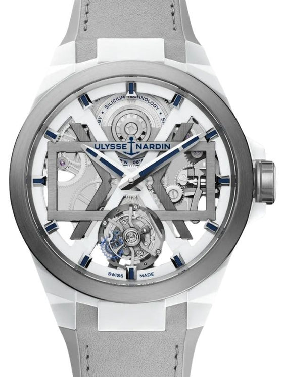 Ulysse Nardin Blast Tourbillon Titanium/Ceramic 45mm Skeleton Dial Rubber Strap 1723-400/00