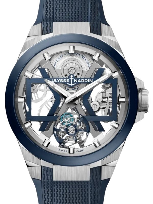 Ulysse Nardin Blast Tourbillon Titanium/Ceramic 45mm Skeleton Dial Rubber Strap 1723-400-3A/03