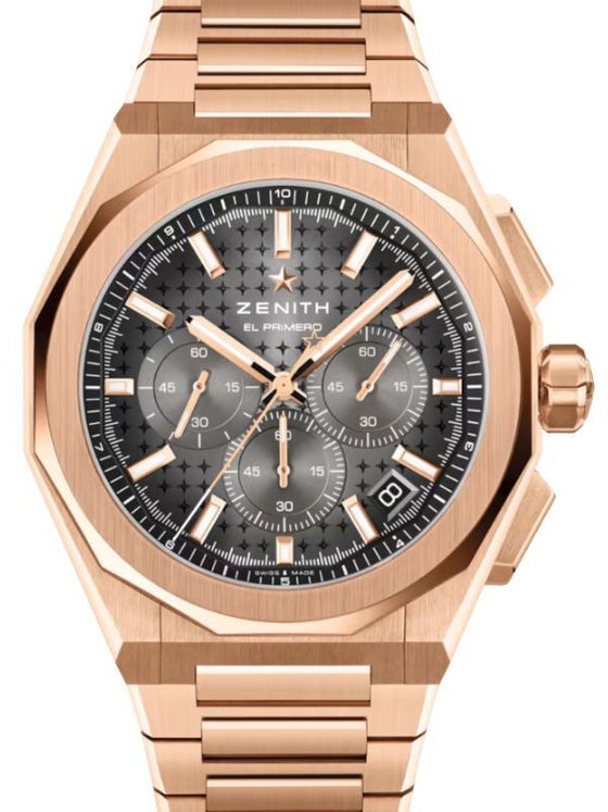 Zenith Defy Skyline Chronograph Rose Gold 42mm Grey Dial 18.9500.3600/21.I001