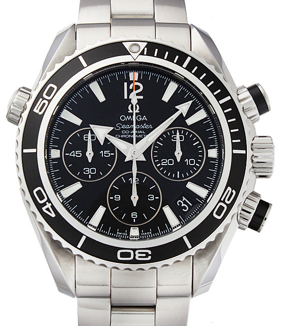 Omega 222.30.38.50.01.001 Planet Ocean 600M Co-Axial Chronograph 37.5mm Black Stainless Steel