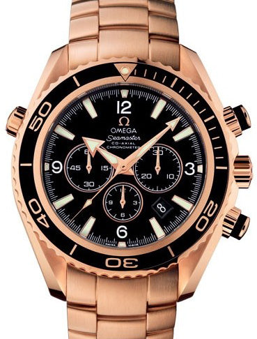 Omega 222.60.46.50.01.001 Planet Ocean 600M Co-Axial 45.5mm Black Rose Gold