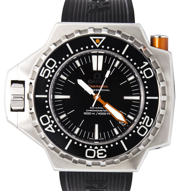 Omega 224.32.55.21.01.001 Seamaster Ploprof 1200M 55mm x 48mm Black Stainless Steel Rubber