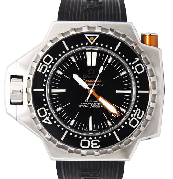 Omega 224.32.55.21.01.001 Seamaster Ploprof 1200M 55mm x 48mm Black Stainless Steel Rubber